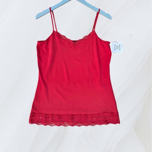 Relativity Tops - Relativity Red Camisole - Women's Large - NWT NEW!